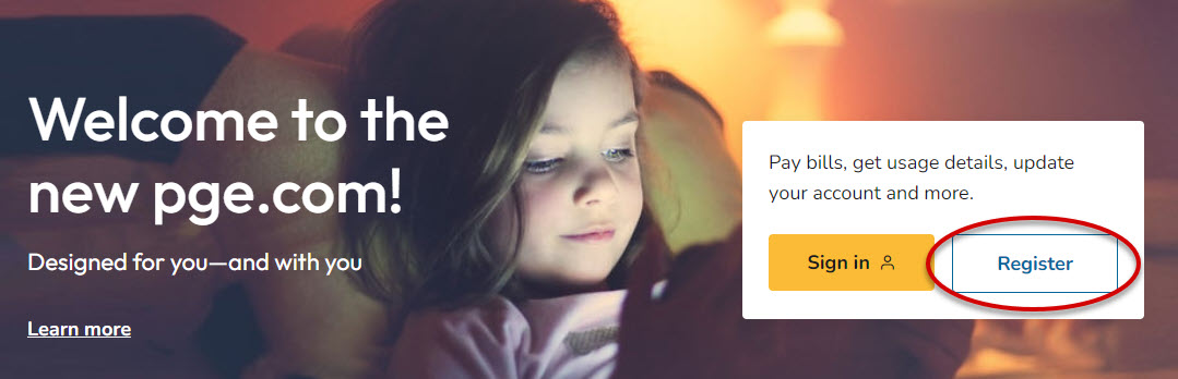 How do I register for an online account?